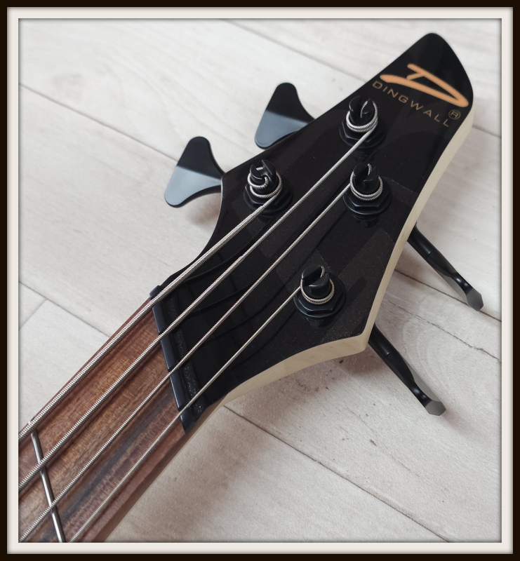 Dingwall JT3 John Taylor 4-String, Stealth Black, Signature